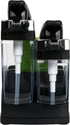 Set Casabella Duo Soap Dispenser with Sponge Holder - Black & Chrome