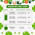 60 102 Inch, 100% 150 LUSHVIDA St.Patrick's Day Rectangle Table Cloth, x Shamrock Patterned Irish Clover Washable