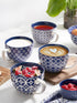 Set 4, 24 oz DOWAN Coffee Mugs of Large Coffee Mugs, Jumbo Soup Mugs With Handles, Ceramic Coffee Cups for Coffee