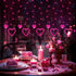 12 138 8 Valentines Day Decor, Pink Love Heart String Lights for Bedroom, Hearts LED Fairy Twinkle Lights with Remote