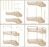 2-Tier Counter Countertop shuang qing Corner Bathroom Organizer Classic Storage Shelf for Makeup, Perfume & Toiletries