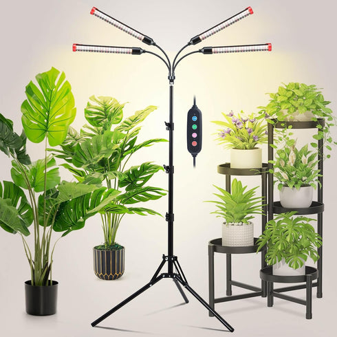Grow Light with Stand and Timer 4,8,12,16,20 Hr, 36 Watt Standing Tall