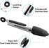 7 Inch Mini Tongs, Pack of 3 Short Silicone Tongs with Stainless Steel Tips for Cooking and Barbecue