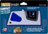 AccuSharp Compact Pull-Through 2-Stage Knife Sharpener, Repairs & Restores Kitchen Knives, Hunting Knives, Straight or Serrated Blades, Diamond-Honed Tungsten Carbide, Fine Ceramic Rods, White/Blue by ACCUSHARP