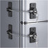 2 Pack Child Proof Refrigerator Door Lock for Kids, White Fridge Lock for Kitchen Freezer, Cabinets, Drawers