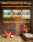 2025 200 TIMEBAL Smart Chicken Coop Heater with Adjustable Temperature Remote Control, Watts Radiant Heat Flat Panel