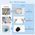 Flyzenvibe Set Set Stainless Steel Toilet Brush and Holder Wall Mount Heavy Duty Toilet Bowl Brush Oil Rubbed Matte