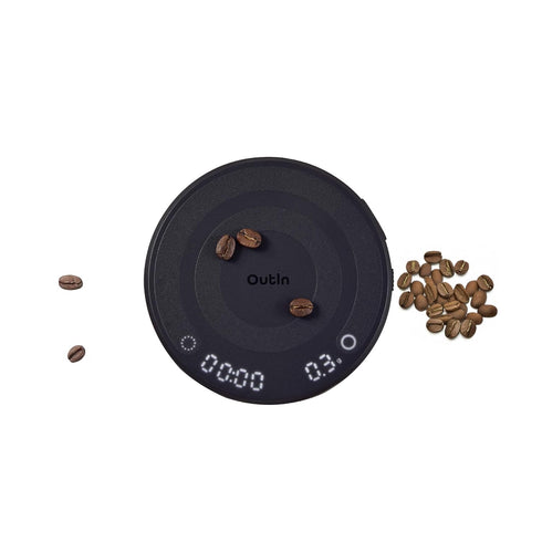 OutIn Claro Portable Coffee Scale, Espresso Scale 2kg/0.1g Accurate Measurement, Pour Over