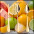 BOXOB 3pcs Set, Serrated Grapefruit Spoons and Knife Stainless Steel Grapefruit Curved Serving Utensils for Citrus