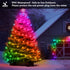 32.8ft,Smart 100 LEDs,130+ Modes,IP65 dalattin Led Lights RGB IIC Fairy Lights Holiday Scene Waterproof&Sync with Music