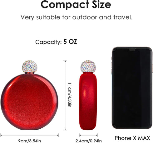 Flask for Women in Red