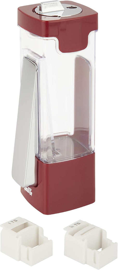 Honey-Can-Do Zevro Pro Sugar 'N More Dispenser, Red