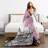 Perinsto 50"X40" Paris Eiffel Tower Throw Blanket Ultra Soft Warm All Season Decorative Fleece Blankets for Bed Chair