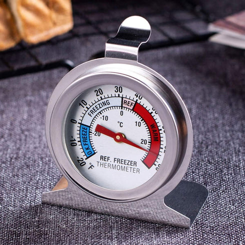 6PCS Large Dial Refrigerator Freezer Thermometer - Classic Series for Fridge Temperature Cooler