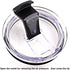SENHAI 30 oz Tumbler Lids, Fits YETI Rambler, Ozark Trail, Old Style Rtic, 3 Pack, Black