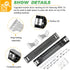 2024 UPGRADED SKK-7A SKK8K Stacking Kit for Samsung Washer & Dryer, Replace for SKK-7A SK-5A