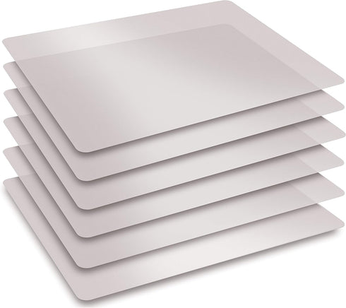 Better Kitchen Products Extra Thick Flexible Plastic Cutting Mats, Set of 6, 12" x 18"