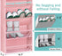 20 Closet KEETDY Over The Door Shoe Organizer Fit Pairs Sneakers Large Hanging Shoe Organizer for Door Storage Boots