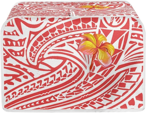 Polynesia Flower Durable Toaster Cover, Washable Dustproof Small Appliance Protection