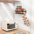 Spice Rack for Rrefrigerator Self Adhesive Spice Shelf Kitchen Home Organization and Storage by Yoniccal