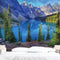 BJYHIYH Extra Large Mountain Tree Tapestry Wall Hanging, 90.6"×59.1" Nature Tapestry for Decor