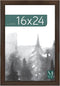 MCS Museum Poster Frame 16x24 Espresso Woodgrain, Vertical & Horizontal Large Picture Frame for Photos, Posters