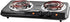 OVENTE Electric Countertop Double Burner, 1700W Cooktop with Stainless Steel Coil Hot Plates, Black