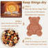 USEDGDIG 2PCS Terracotta Brown Sugar Saver Brown Sugar Keeper Disc Terra Cotta Sugar Softener for Food Storage