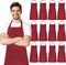 Avalon Kitchen Premium Chef Apron - Waterdrop Resistant 100% Polyester Adjustable Kitchen Aprons for