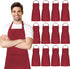 Avalon Kitchen Premium Chef Apron - Waterdrop Resistant 100% Polyester Adjustable Kitchen Aprons for