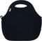 BUILT Gourmet Getaway Soft Neoprene Lunch Tote Bag, Insulated, Reusable, One Size, Black