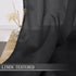 Tollpiz Sheer Valance, Linen Textured Bedroom Curtain, Light Filtering Rod Pocket Voile Valances for Living Room, Black