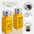 Yellow Salt and Pepper Shakers Set by Brighter Barns, Cute Glass Shakers, Yellow Kitchen Decor for Home Restaurants