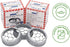 Galvanized Metal Flower Organizer Frog Lid - 3 Pack for Mason Jars (Regular Mouth)