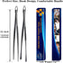 JETKONG 2 Pcs 12-Inch Food Tweezer Tongs, Stainless Steel Kitchen Cooking Tweezers