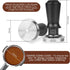 53mm Espresso Tamper Set, Dual-Spring Calibrated Coffee Tamper with WDT Tool and Magnetic Funnel