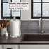 Countertop, Kalitro Paper Towel Holder Standing Paper Towel Roll Holder for Kitchen Bathroom, with Weighted Base