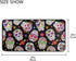 Anti Fatigue Kitchen Floor Mat, 39 x 20 In Sugar Skull Non-Slip Comfort Rug for Kitchen