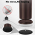 Bronze Toilet Brush and HolderExtra Long Handled Toilet Brush for BathroomStainless Steel Heavy Duty Toilet Bowl