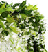 Wisteria Garland - 5Pcs Artificial Flowers Wisteria Vine, Total 33ft Fake Hanging Flower