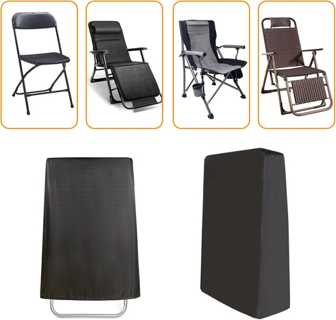 Yxmeiguo 28"x43" Outdoor Zero Gravity Folding Chair Cover, Waterproof Outdoor Furniture Cover, Folding Patio Chair