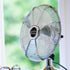 VOSAREA Universal Fan Blades Replacement for Household Table Fans, Plastic Fan Blade with Nut Cover (Black)