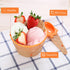 20 Pack Summer RICHSC-PAN Ice Cream Bowls, Cartoon Candy Color Ice Sundae Cups with Spoon. Multi-Color Reusable