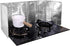 2 Pieces Splatter Guards for Frying, Nonstick Aluminum Oil Shield Guard for Kitchen Cooking