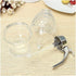 Honey Dispenser, Syrup Dispenser, Beautiful Honeycomb Honey Jar with Stand