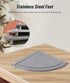 Instant Dry Corner Sink Caddy - Water Absorbing Stone Tray with 2 Coasters for Kitchen Bathroom Countertop