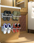 Baffect Hanging Organizer 4 Pieces - Foldable Wall Mounted Rack for Shoes
