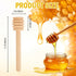WEFOO 200 3 Inch PCS Wooden Honey Dipper Sticks, Honey Sticks Mini Honeycomb Sticks, Mini Honey Dipper Honey Stirrers
