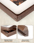 6x8 5x7 6x8 RICHFOCUS Picture Frame USA-Sourced Natural Walnut Solid Wood Photo Frame Handcrafted Rounded Corner Wooden