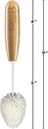 Whiskey Tasting Glass Brush - Natural Bamboo 3-Pack, Also for Wine Glasses and Champagne Flutes